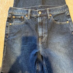 GAP Women Straight Leg Jeans - Dark Blue